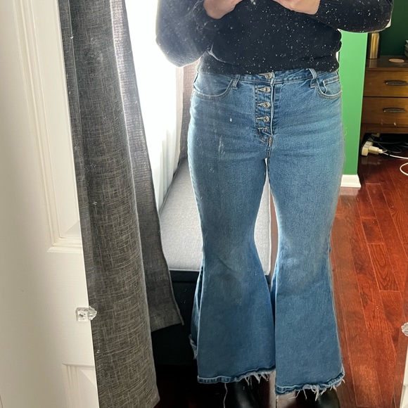 Wild Fable button up flare jeans - Picture 4 of 9